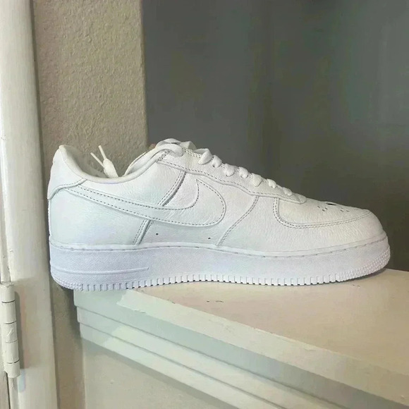 Nike Air Force 1 AF1 Halloween White Jason Voorhees Mask - Size 12.5 Men - New - Picture 5 of 10